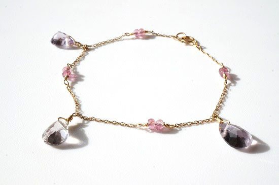 rose amethyst×pink tormarine・bracelet
