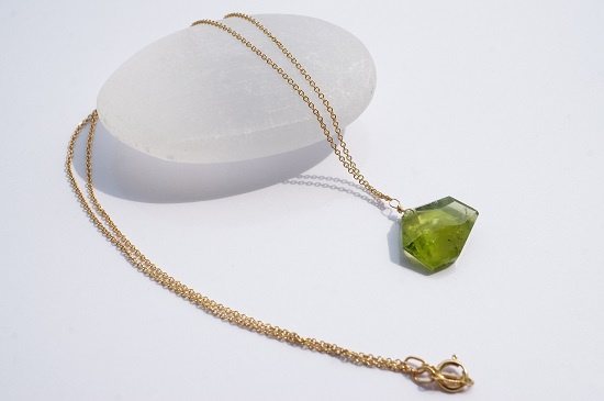 peridot necklace